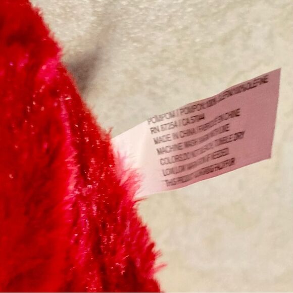 DOOR DRAFT STOPPER Santa Suit Red White with Gold Bells 36 x 3 inches - Picture 3 of 4